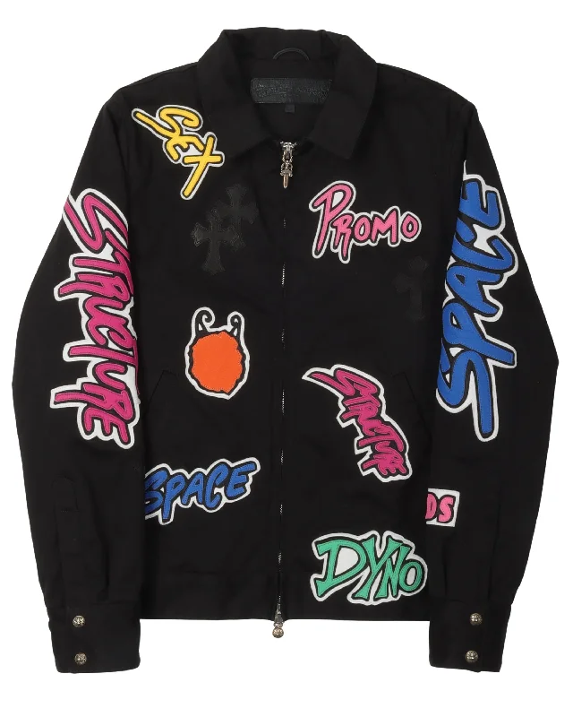 Casual Styles Matty Boy Sex Records Patch Work Jacket