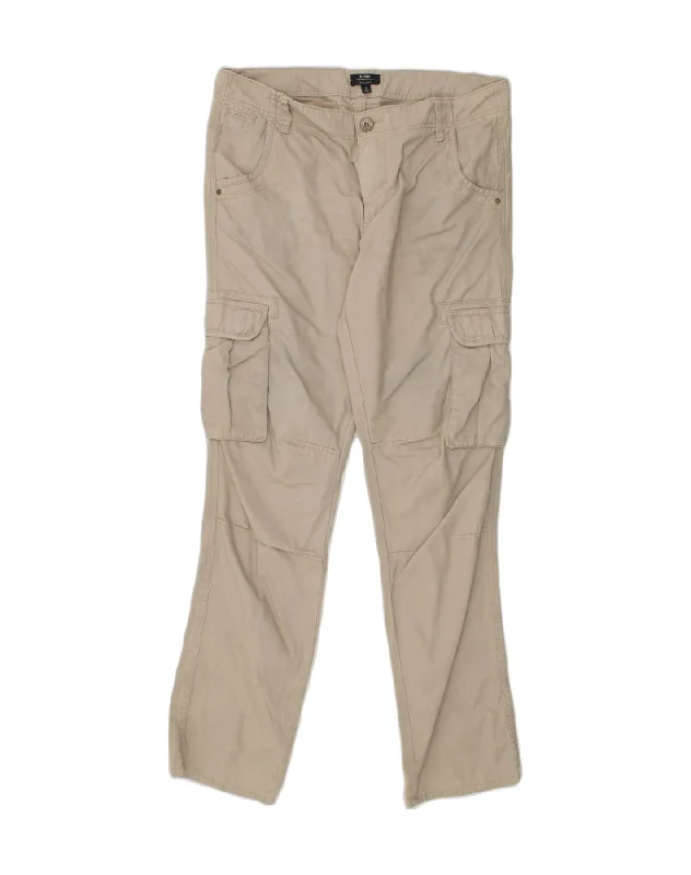 Relaxed T-shirts KIABI Mens Slim Cargo Trousers W36 L32 Beige Cotton