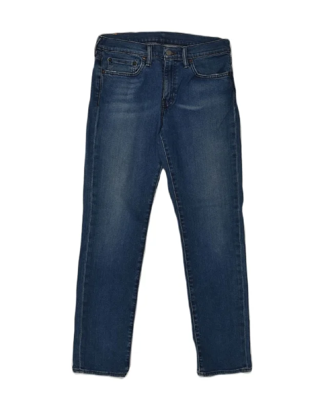 Business Casual LEVI'S Mens Skinny Jeans W32 L32 Navy Blue Cotton