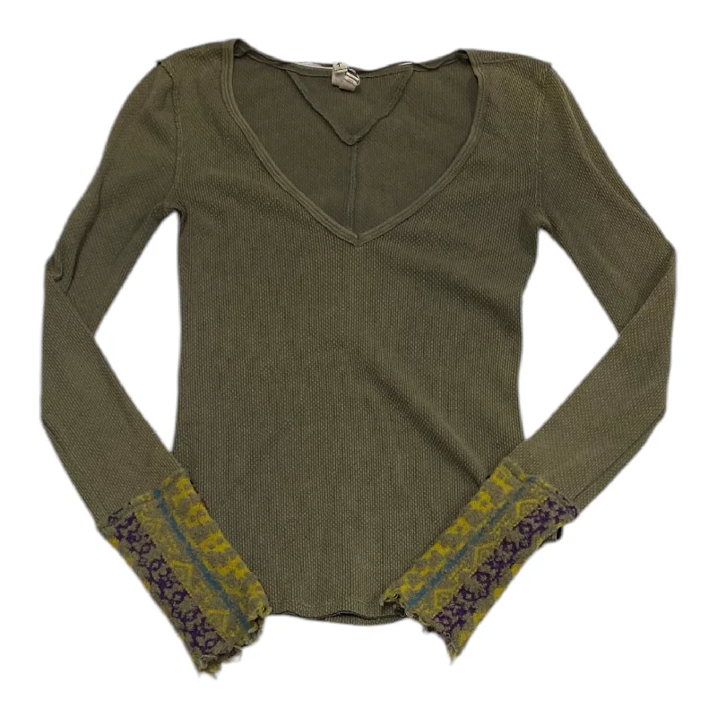 Athletic Tops Top Long Sleeve By We The Free In Green, Size: Sp