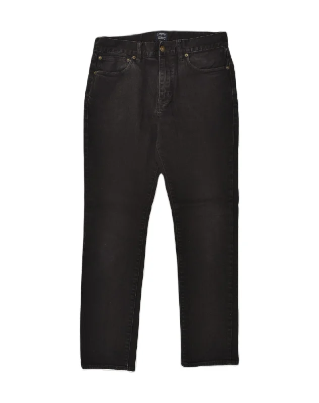 Practical Clothing J. CREW Mens Driggs Slim Jeans W31 L30 Black Cotton
