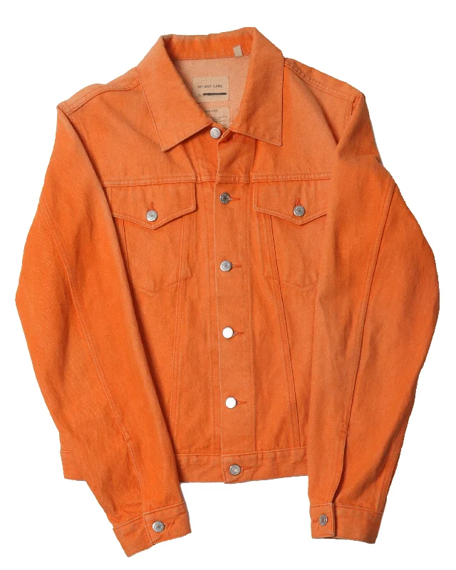Winter Jackets SS2000 Orange Denim Jacket
