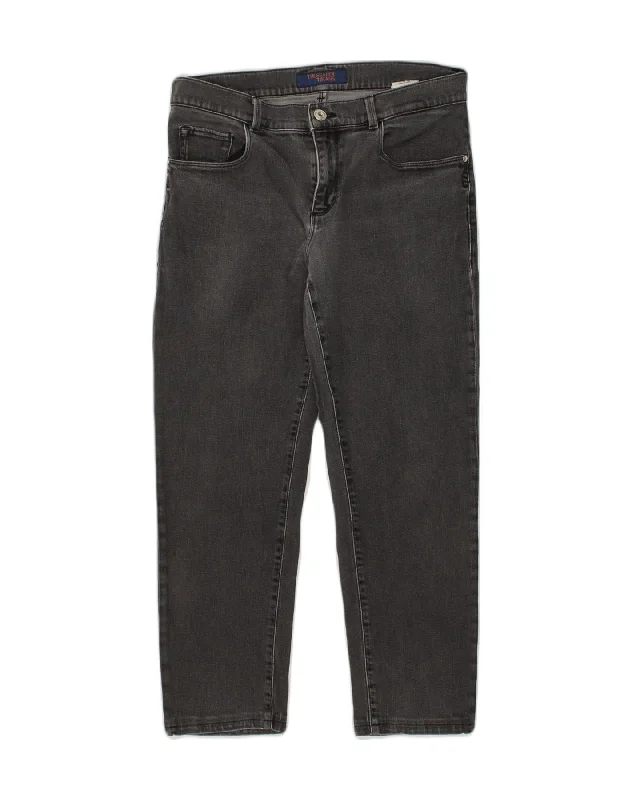 Sporty Designs TRUSSARDI Mens Straight Jeans W32 L28 Grey Cotton