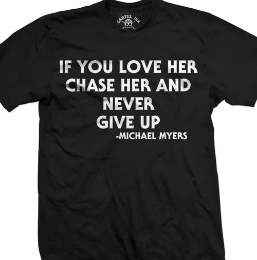 Trendy Shoes Never Give Up Men's T-Shirt