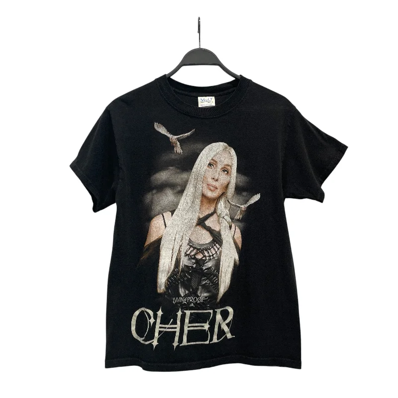 Classic Styles Vintage/T-Shirt/M/Cotton/BLK/Graphic/2003 CHER TOUR
