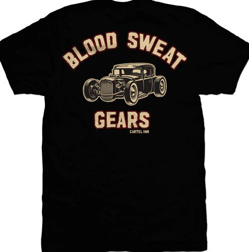 Classic Fits Blood Sweat and Gears Mens T-Shirt
