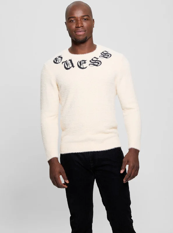 Chic Outfits Eddy Crew Neck Gothic Logo Sweater
