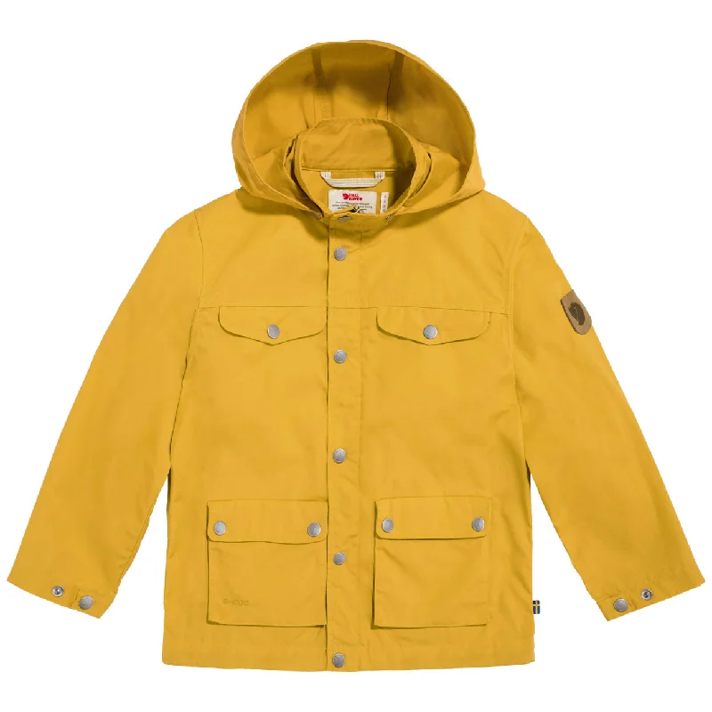 Fashion Jeans Fjallraven Kids Greenland Jacket Mustard Yellow