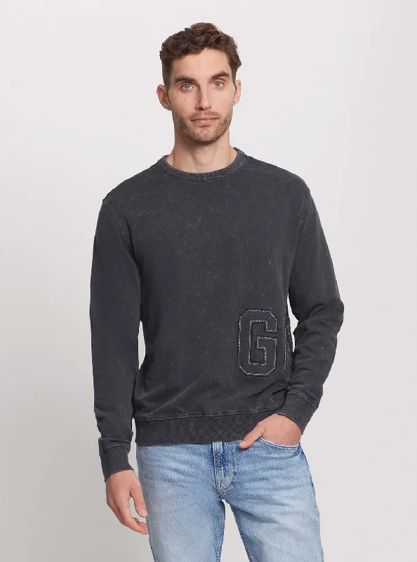 Denim Trends Eco Black Logo Jumper