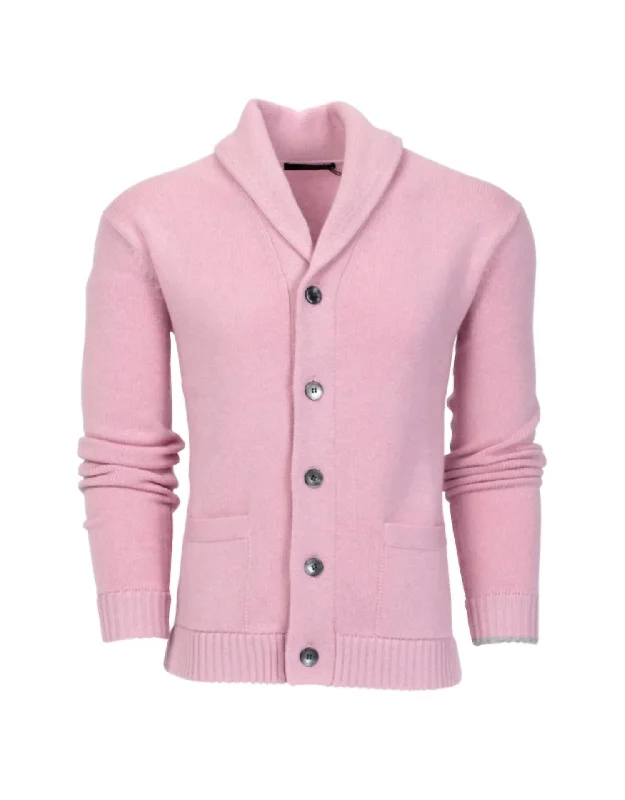 Designer Pieces Ottawa Shawl Cardigan In Quartz
