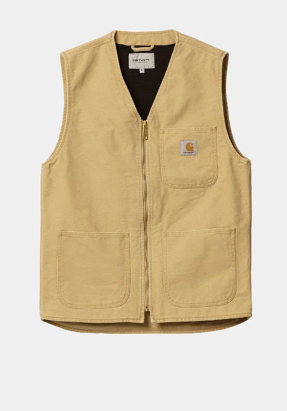 Carhartt WIP Arbor Vest, Bourbon Aged Canvas