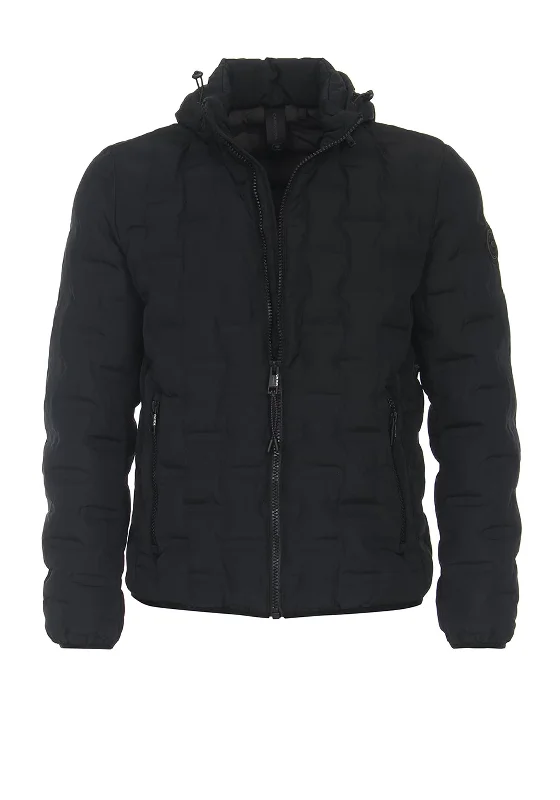 Casa Moda Padded Hooded Jacket, Dark Navy