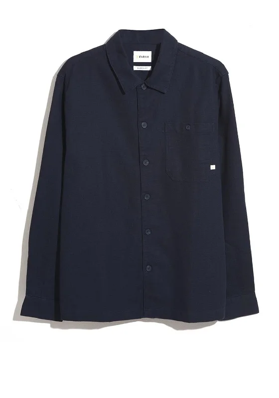 Farah Firmin Overshirt, True Navy