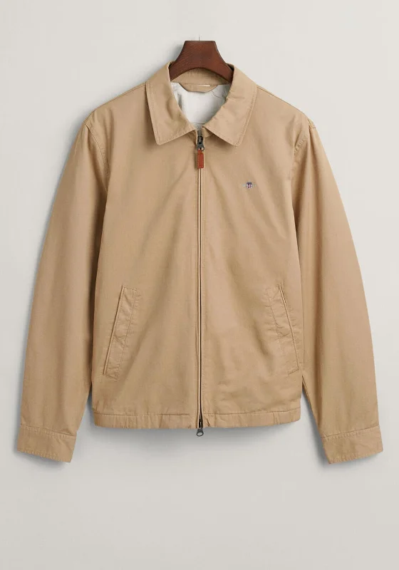 Gant Cotton Windcheater, Dark Khaki