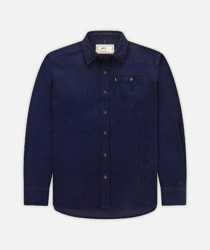 Shoals Corduroy Shirt - Navy