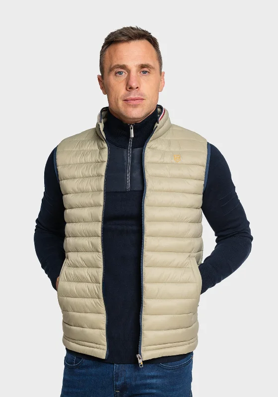 XV Kings by Tommy Bowe Newland Gilet, Ecru