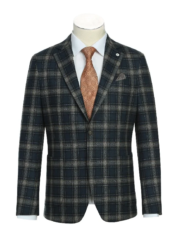 Men's Half Canvas Blazer