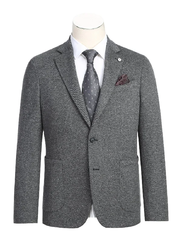 Men's Half Canvas Blazer