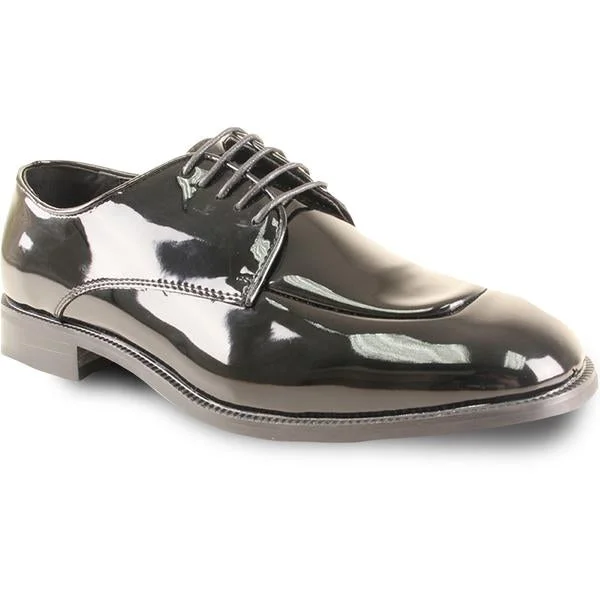 Men Dress Shoe TADI Oxford Formal Tuxedo for Prom & Wedding Black Patent