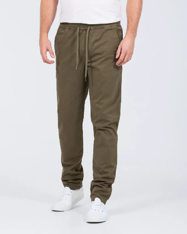 2t Taylor Tall Regular Fit Drawstring Chinos (khaki)