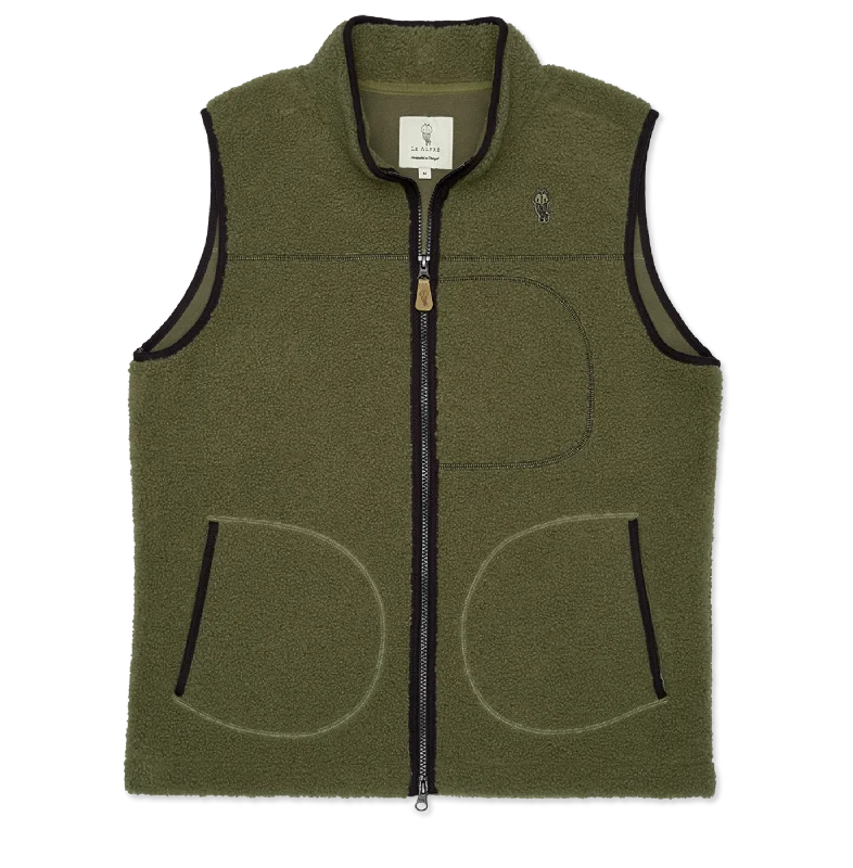 Alfré Olive Fleece Gilet