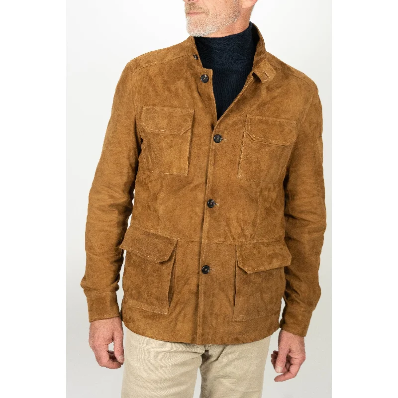 Chianti Suede Field Jacket