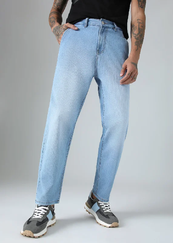 Light Blue Fade Regular Fit Denim