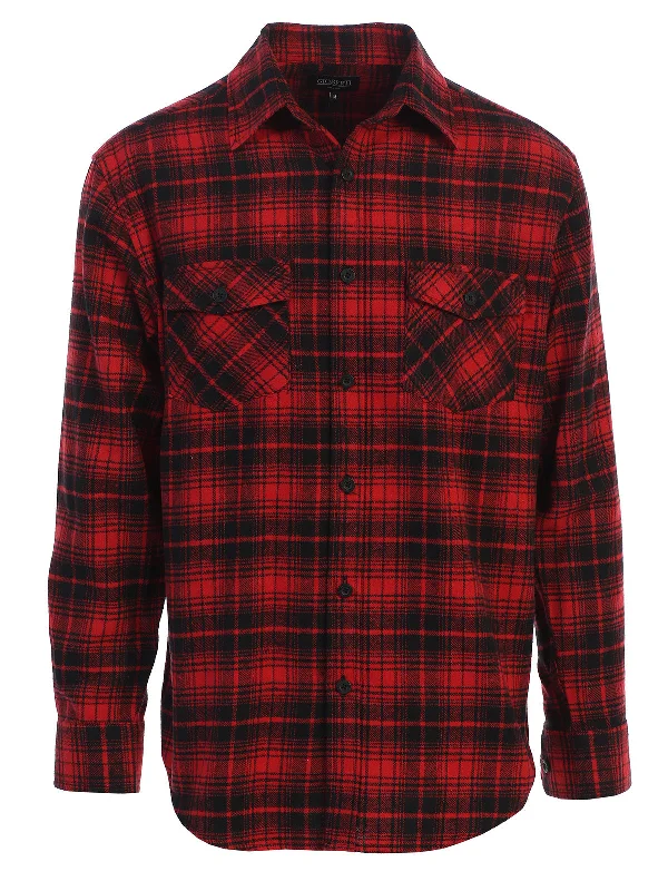 92 - Red/Black Checkered Plaid