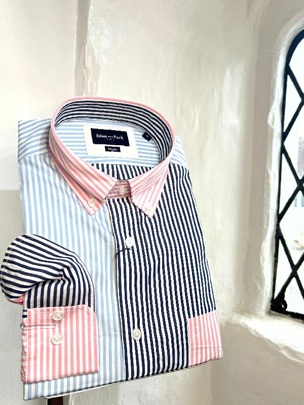 PATCH JAPO STRIPES LONG SLEEVE SHIRT