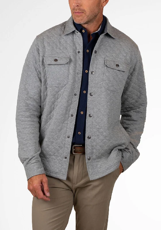 Puretec Cool® Quilted Knit Shirt Jacket