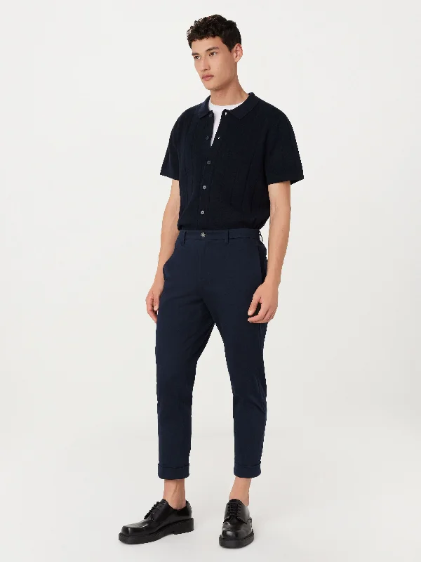 The Colin Tapered Flex Pant in Deep Blue