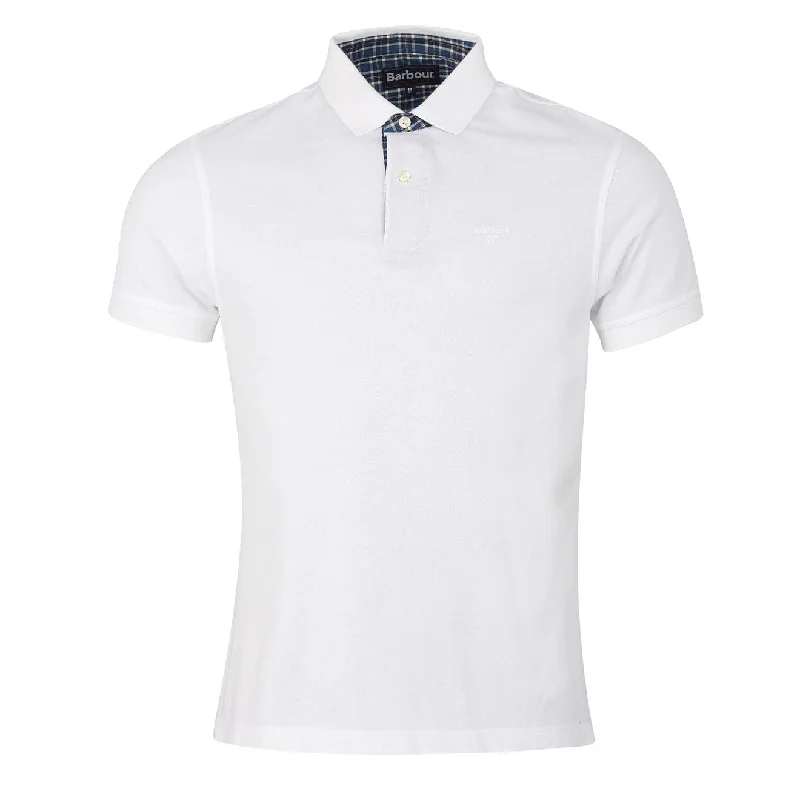 Barbour Dunbar Polo Shirt White