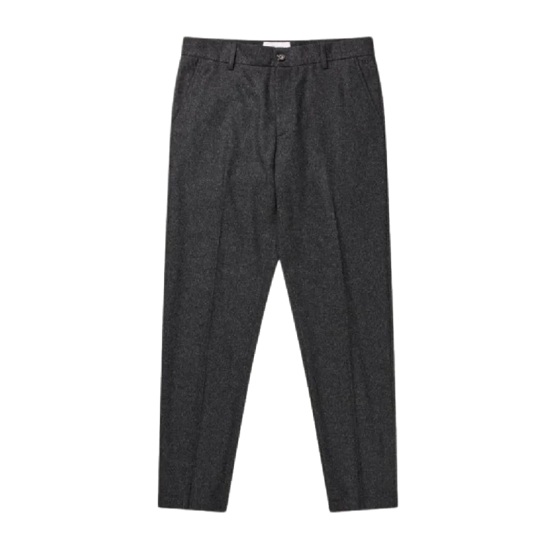 Como Wool Suit Pants - Charcoal