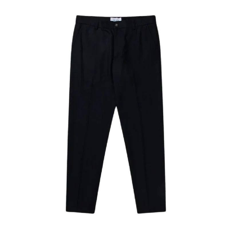 Como Wool Suit Pants - Dark Navy