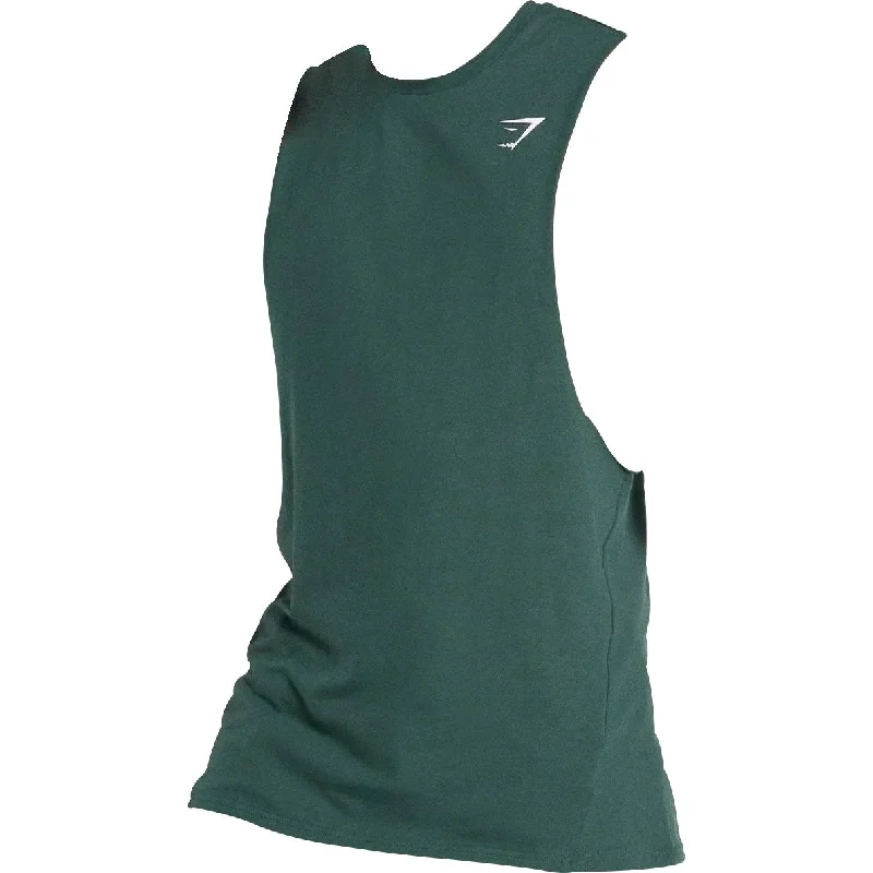 Gymshark Critical Drop Arm Mens Training Vest - Green