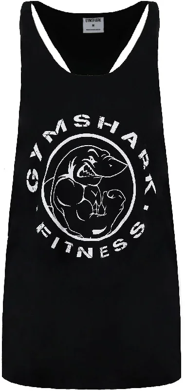 Gymshark Legacy Stringer Mens Training Vest - Black