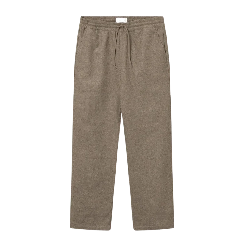 Houston Wool Drawstring Pants - Desert Taupe