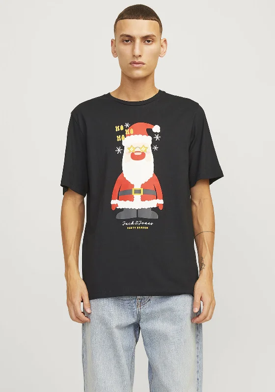 Jack & Jones Christmas T-Shirt, Black