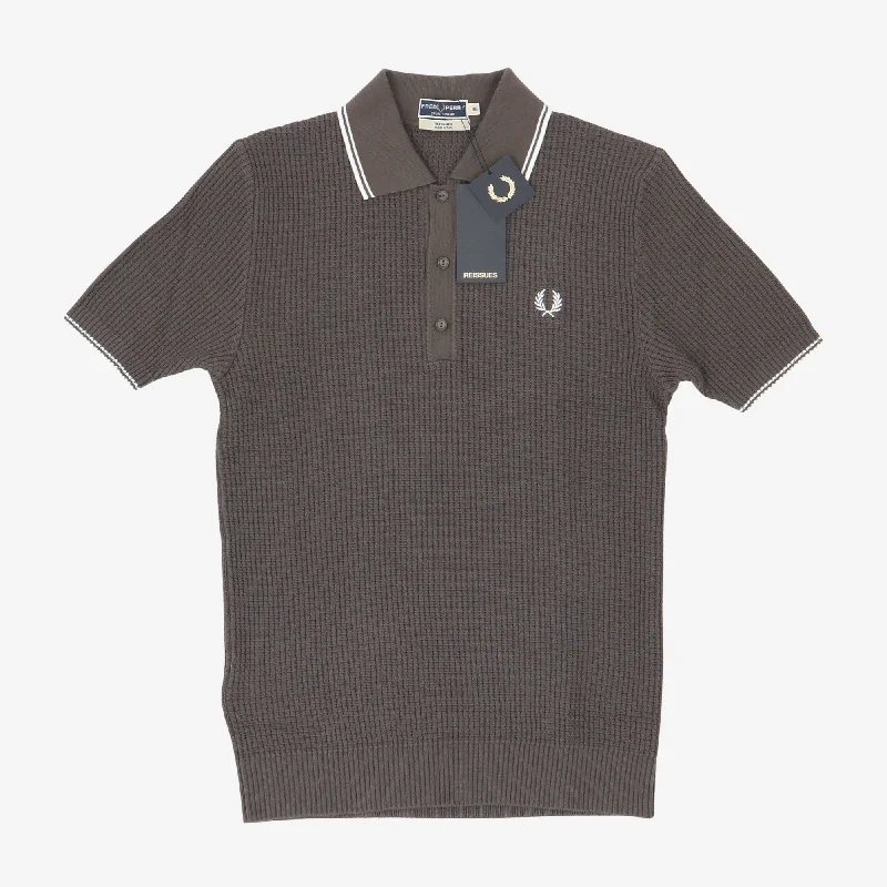 Reissue Textured Knit Polo Shirt