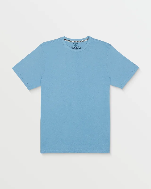 Solid Short Sleeve Tee - Blue Rinse