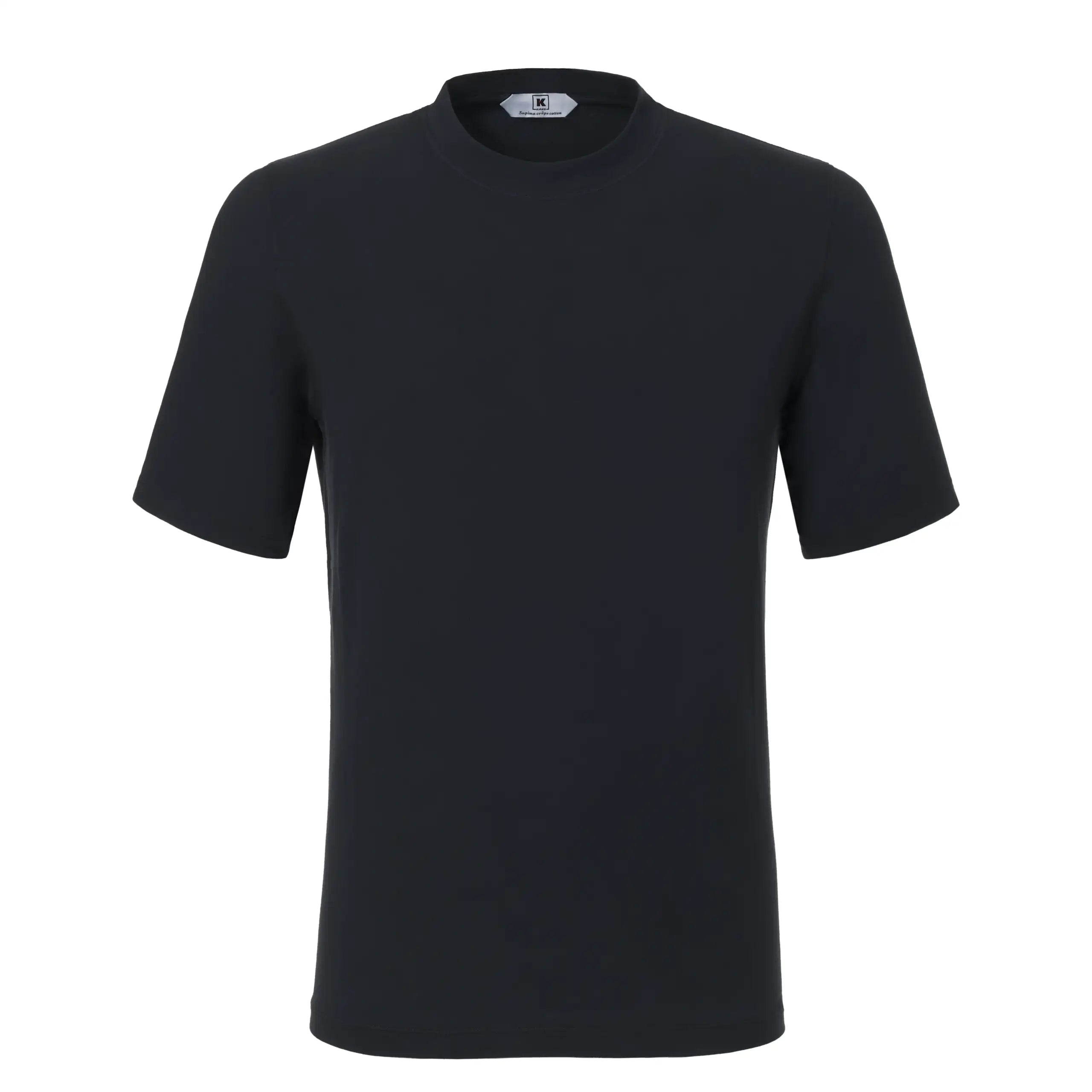 Stretch-Cotton T-Shirt in Dark Blue