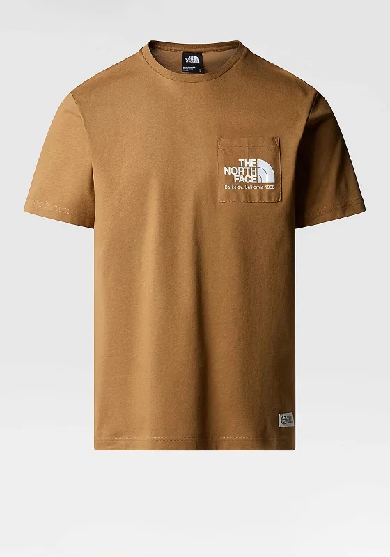 The North Face Men’s Berkeley California Pocket T-Shirt, Utility Brown