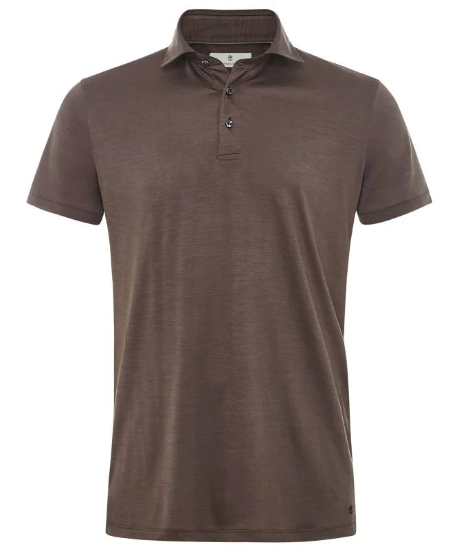 ID24449-Thomas Maine Fudge Merino Wool Polo