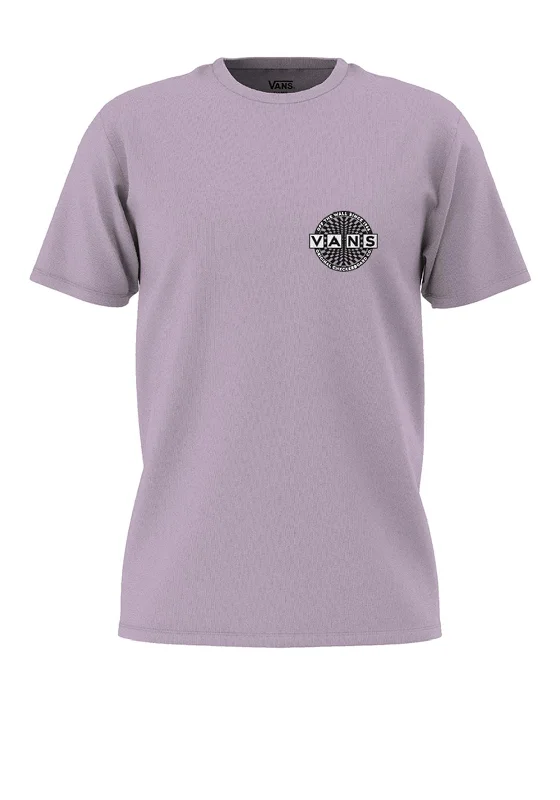 Vans Warped Checkerboard T-Shirt, Lavender Frost