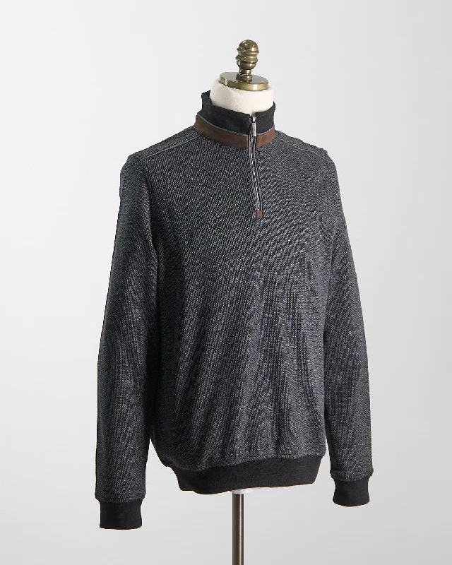 Smart Casual Easy Care Quarter Zip Sweater