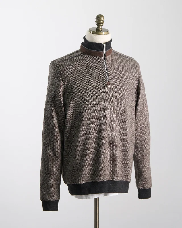 Smart Casual Easy Care Quarter Zip Sweater