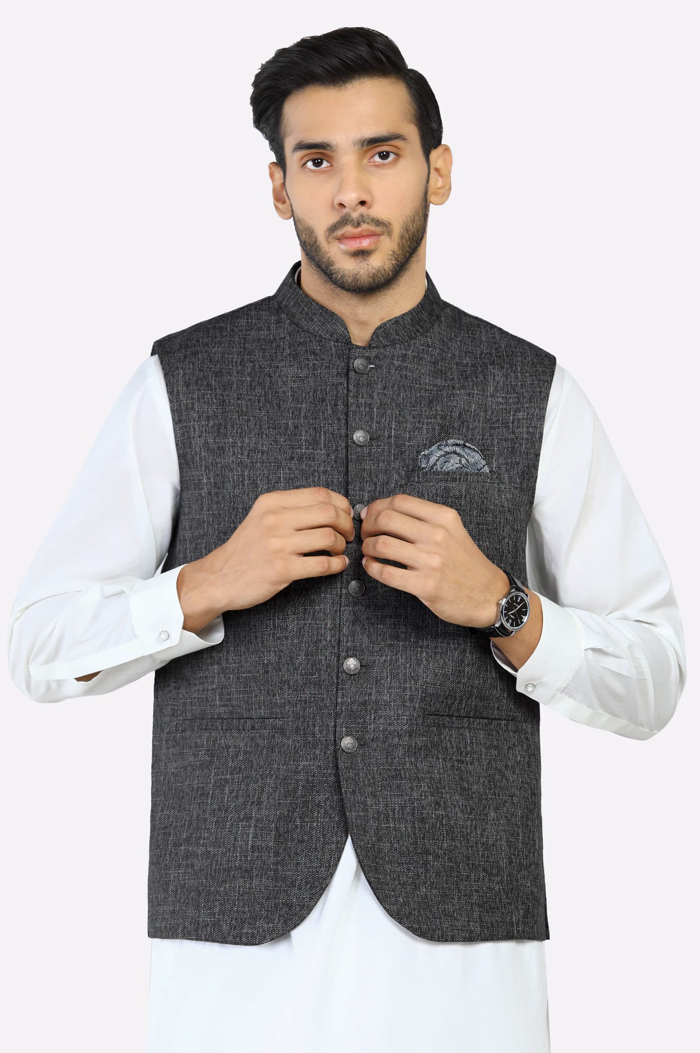 Coffee Grey Waistcoat