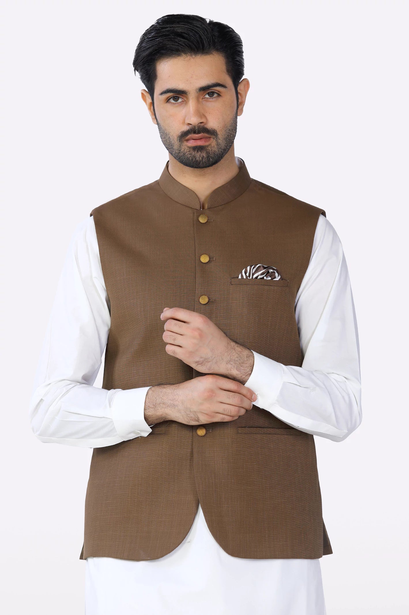 Coffee Brown Waistcoat