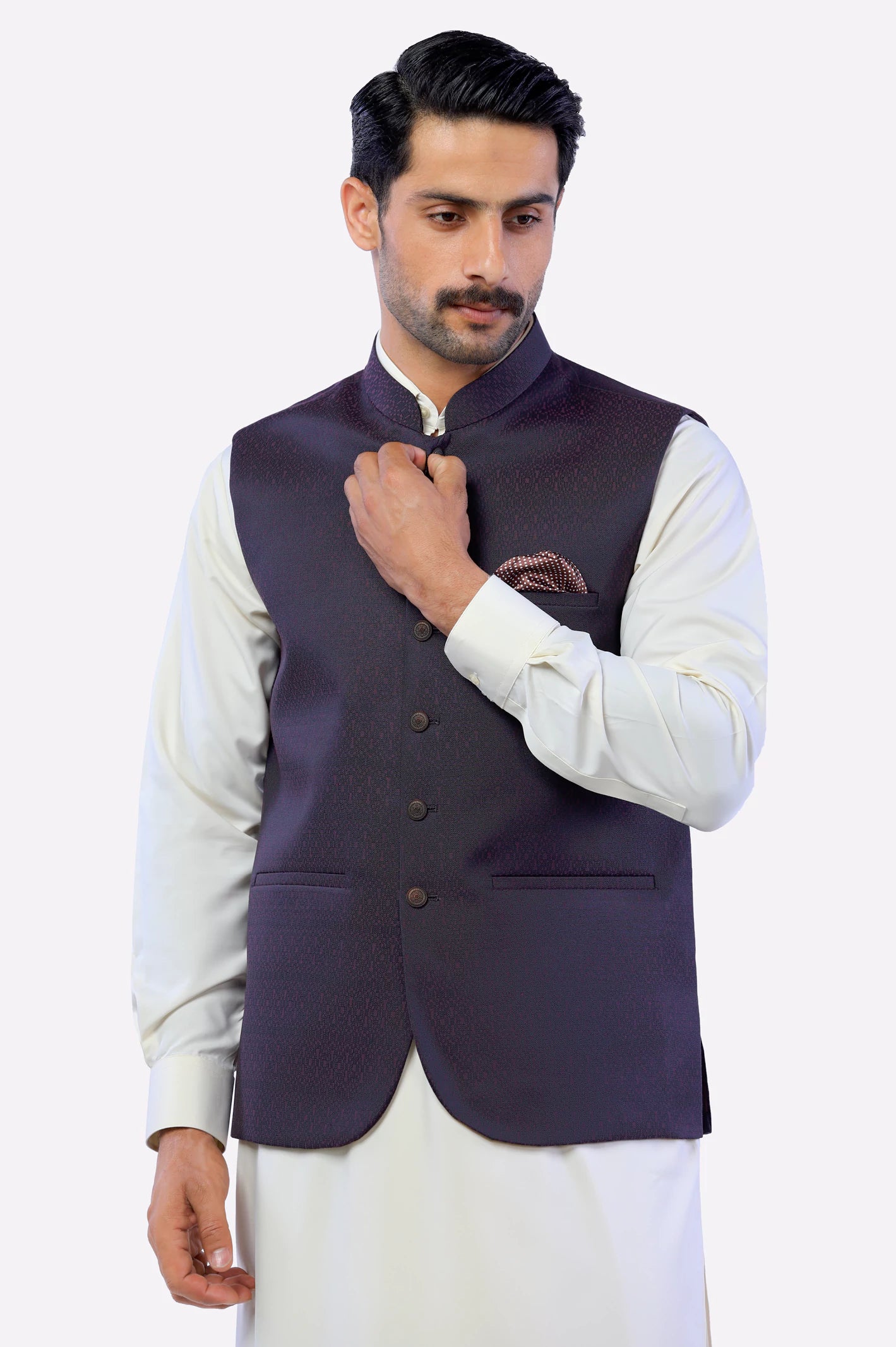 Maroon Waistcoat