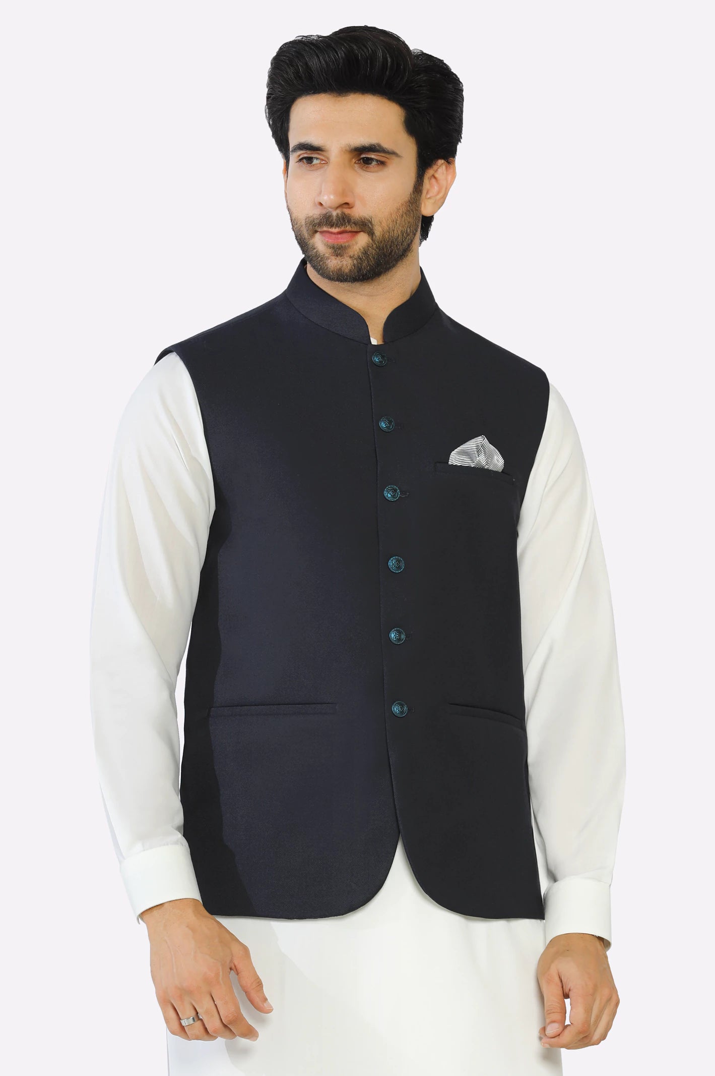 Navy Blue Waistcoat